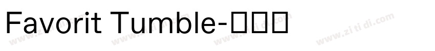 Favorit Tumble字体转换